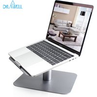 Top Grade 360 Degree Rotating Desk PC Mount Aluminum Metal Laptop Stand Holder for MacBook Air Pro
