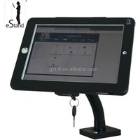 eStand BR24007B restaurant ordering security for 9.7" ipad adjustable gooseneck tablet holder