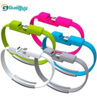 Promotion Gift Item Creative Bracelet Charging Cable Design Standard Micro USB Charger Data Cable For Android Phone