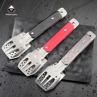 ROXON New Style BBQ Tools Multi Functional Shovel Fork Grill Tong Long Handle bbq tool set