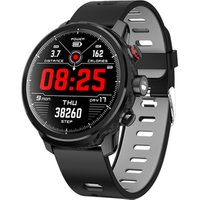 Microwear smart watch L5 high quality full touch round IP68 waterproof heart rate BP steps sports lemfo Bluetooth smart band