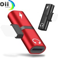 2 in 1 Charger and Earphone Adapter for iPhone X/8/7 Splitter