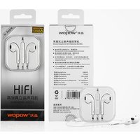 Wopow EM205 Mobile Accessories Good Quality Wired Stereo Earphone Headphone Headset Colorful