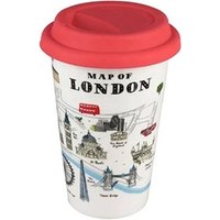 Personalised Bone China Travel Mug Lid