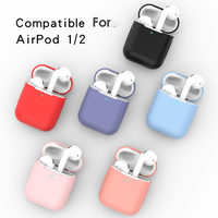 2019 NEW Products Wholesale price for airpod 1/2 Silicone Case, 16 colors