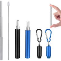 Svin Portable Collapsible Reusable Stainless Steel Drinking Straw