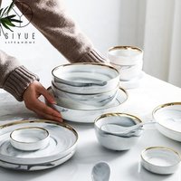 Ceramic Dinnerware Set Rim