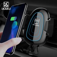 Private label cellphone charge qi wireless magnetic car mount phone charger for apple iPhone 8 X