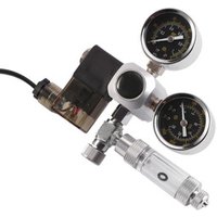 Free Shipping Aquarium CO2 Regulator System Dual Gauge CO2 Pressure Regulator Bubble Counter Solenoid Valve Cylinder Adapter
