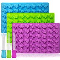 High quality 48 cavity dinosaur shape silicone cake mold easy release chocolate gummy candy mold
