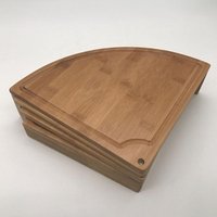 Bamboo Cheese Board Integrated Drawer