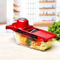 YiJia 6 1 Manual Vegetable Chopper Slicer