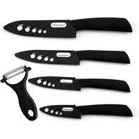 FINDKING Brand top quality Christmas present Zirconia Ceramic Knife set 3" 4" 5" 6" inch+ Peeler+Covers fruit knife set
