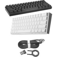 PRO RGB Wireless Mechanical Gaming Keyboard Backlit Keycaps Mini Red Gateron Switch 4.0 Bluetooth Keyboard USB Cable Included