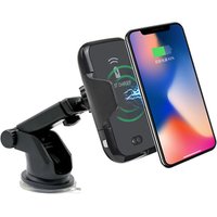 2019 Amazon Best seller Intelligent Automatic Electric Car Wireless Infrared Sensing Charger For Windshield Use With 3M Adhesive