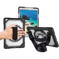 9.7 inch Tablet Bumper Case Adjustable Hand Strap Waterproof TPU PC Silicone Cover For iPad 9.7 case Supplier