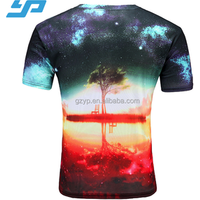 Short Sleeve O Neck Water Drop 3D Printed T Shirt