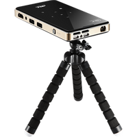 P09 DLP mini projector 4k hd LED 2 hours working time wireless dual wifi movie rechargeable projetor