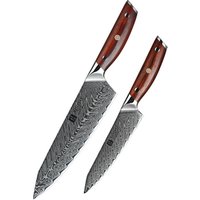 Japanese Damascus Steel Kitchen Knife Set