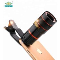 Universal Clip Camera Lens Mobile Phone 8x/12x Optical Zoom Lens Telescope Lenses for Mobile