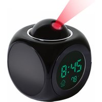 LCD Projection Digital Alarm Clock Voice Prompt & Thermometer