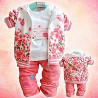 Print Cotton Winter Outfit 3 Piece Set