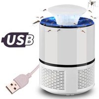 Electric Mosquito Trap Lamp USB Powered UV LED Attractant Insect Killer with Built in Fan Mosquito Catcher