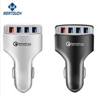 Fast car charger 12-32V 4 USB 5V 7A / 9V 1.8A /12V 1.5A mobile phone car chargers adapter