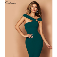 Ocstrade Bandage Bodycon Rayon Off Shoulder Party Dress