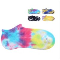 Tie Dye Cotton No Show Socks