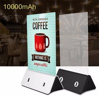 2019 New Products Stand Restaurant Power Bank With Menu Power Bank 10000mah For iPhone 6s