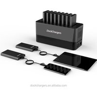 DOCKCHARGER New arrived power bank cell phone restaurant charging station with 80000mAH battery capacity