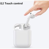 2019 new i12 TWS Touch control Wireless v5.0 3D super bass earphone as gift