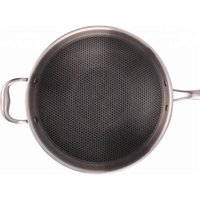 Factory Wholesale Non Stick stainless steel electric frying pan 32cm 34cm with cover for steak non stick anti scratch honeycomb