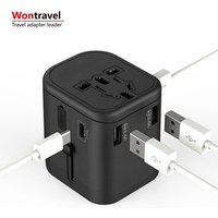 Multi Plug Mobile Phone Accessories 4 Usb Type C Wall Charger Travel Usb Home Charger 4.5A Universal Travel Charger