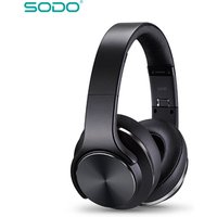 SODO MH5 Customize Logo Flip to Powerful Speaker Wireless Bluetooth Headphone ( Limited Offer )