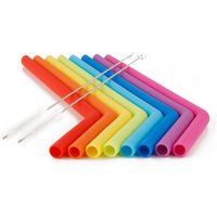New 2019 trending product bar accessories bend drinking straw food grade silicone straws reusable straws