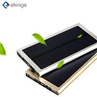 Ekinge mini fast charge solar powerbank,waterproof portable solar powered power banks