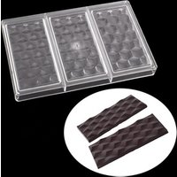 DIY chocolate bar mold polycarbonate confectionery tools baking candy chocolate moulds