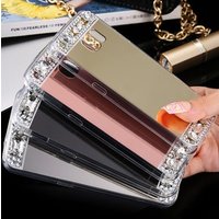 Bling Diamond Mirror TPU Phone Back Case For Samsung Galaxy S7/S8/S9/S10/J7/J5/J3/S5/A7/A5/A3 Case