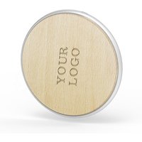 Profession Corporate Gift Custom Design 10 W Fast Charging 5V 2A Wooden Wireless Charger