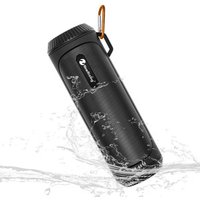 NEW Portable Wireless Waterproof Shockproof Silicone Outdoor Flashlight Torch Bike Cycling Bluetooth Speaker