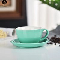 Stocked Feature Cappuccino or espresso porcelain Coffee Cup and saucer
