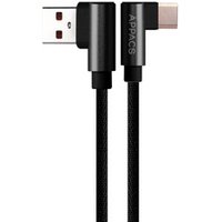 2m 6.6ft Right Angle Type C USB 2.0 Cable High Quality Nylon Braid Type C Cable Wholesale Fast Data Charger 90 Degree Cable