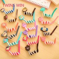 2019 newest guangzhou mobile phone accessories wholesale Novelty cartoon animal style silicone wire winder for girls 082