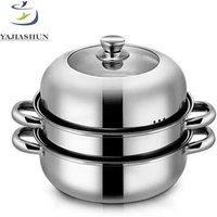 28cm Stainless Steel Steam Pot Cooking & Dumplings