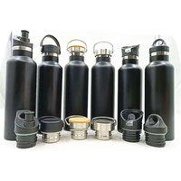 Hot sell Different lids Double Wall Stainless Steel Vacuum Flask Thermos Bamboo lid Water Bottle