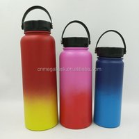 Wide Mouth Double Wall Stainless Steel Vacuum Flask Flex Lid
