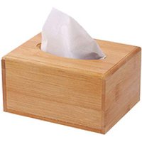 Bamboo Wooden Tissue Box Cover