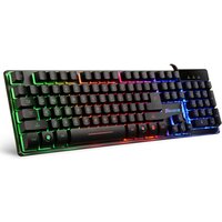 Gaming keyboard led game keyboard 104 Keys USB wired keyboard